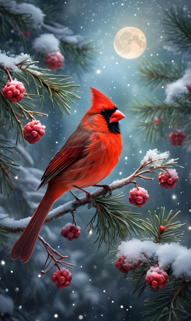 Christmas cardinal