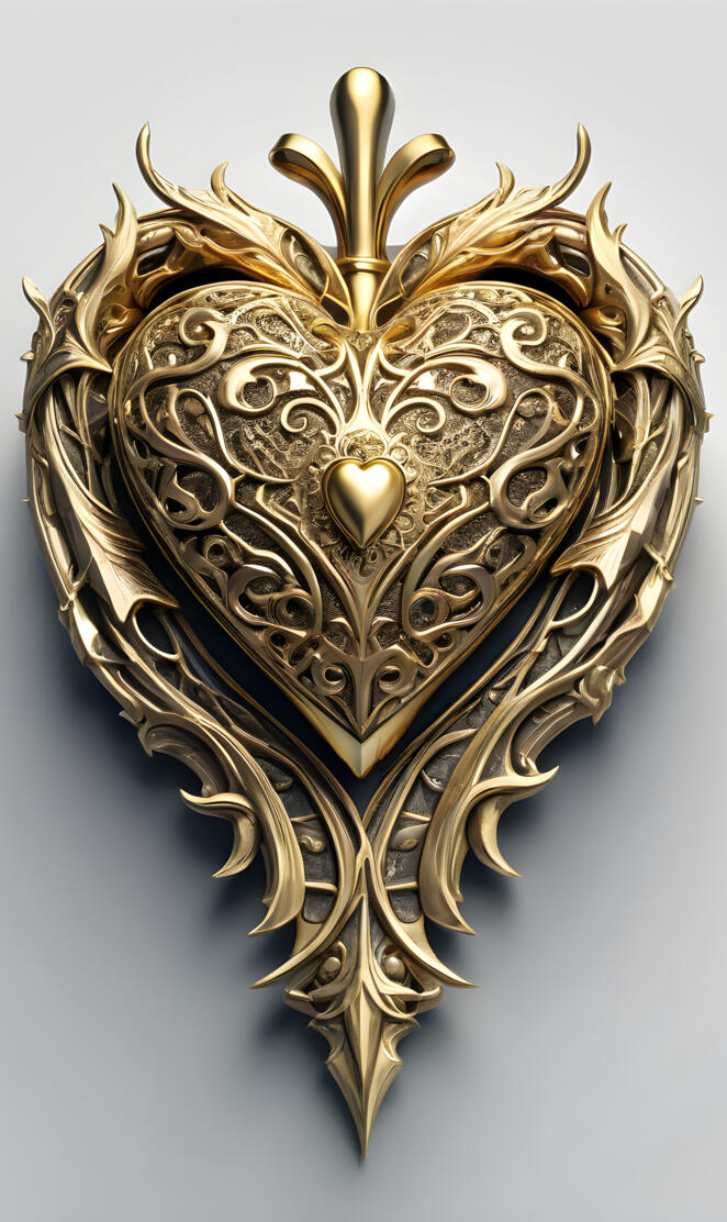 Golden heart