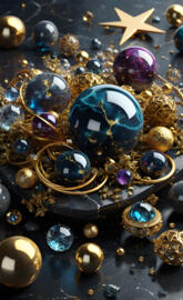 Space in Gems and Gold