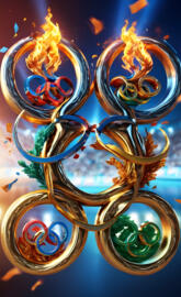 a glass display of a fish