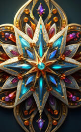 Highly ornamented star