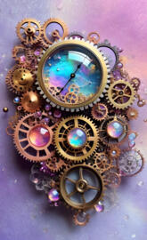 a group of colorful gears