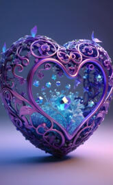 a colorfully painted vase