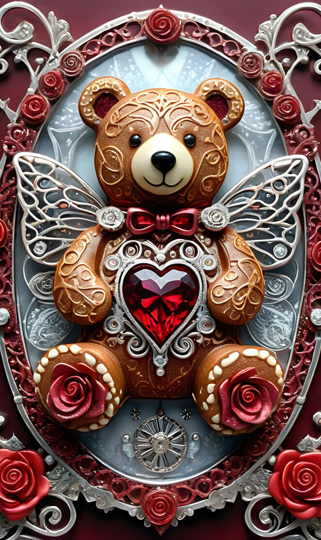 a dog head on a decorative plate