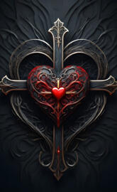 heart cross