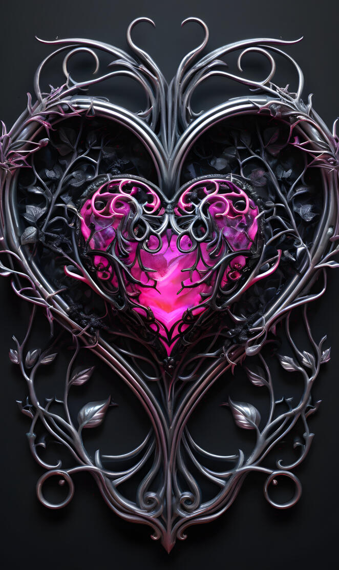 a black mask with purple and pink design