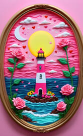 a cake with a rocket on top