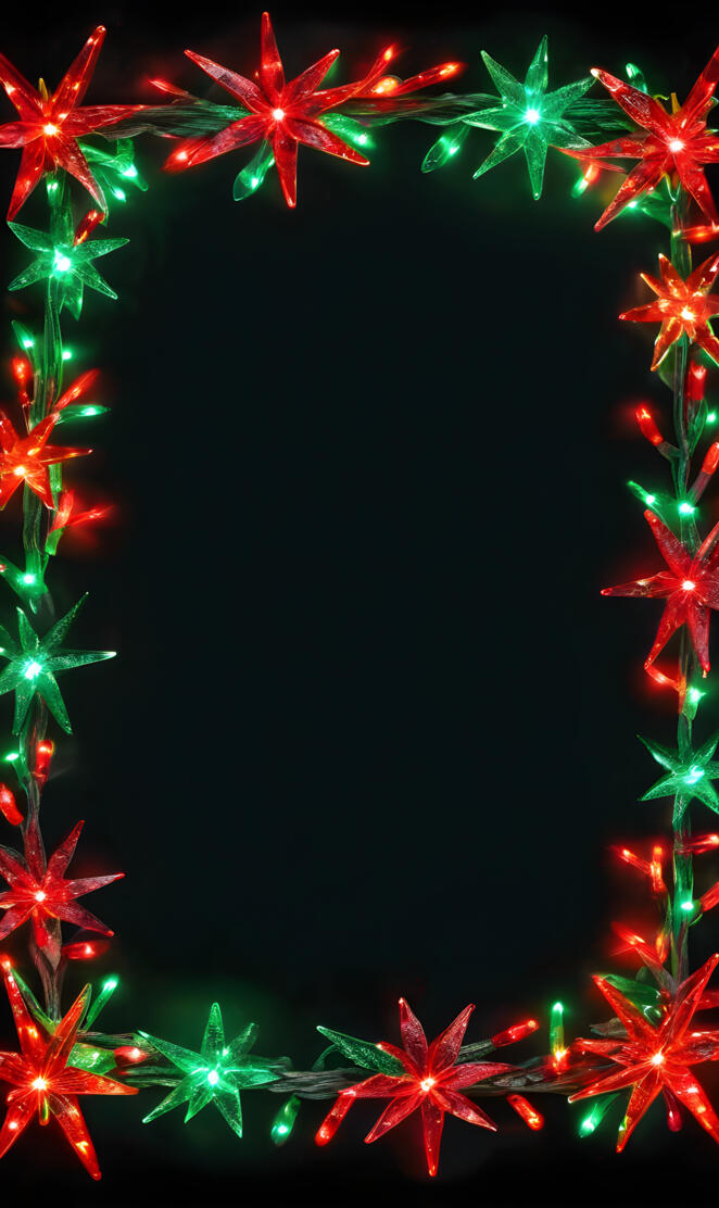 Christmas border edges