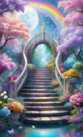 a water fountain with flowers