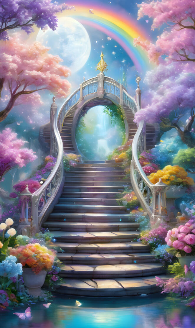 a water fountain with flowers