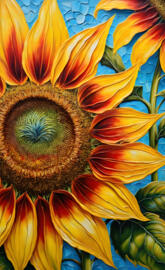 a group of colorful flowers