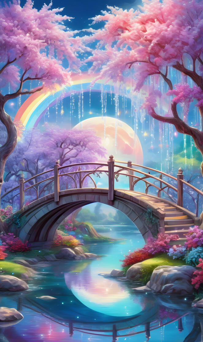 a bridge over a body of water