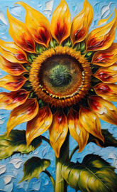 a close up of a flower