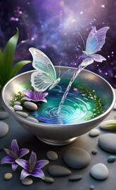 Butterfly Faerie Fountain