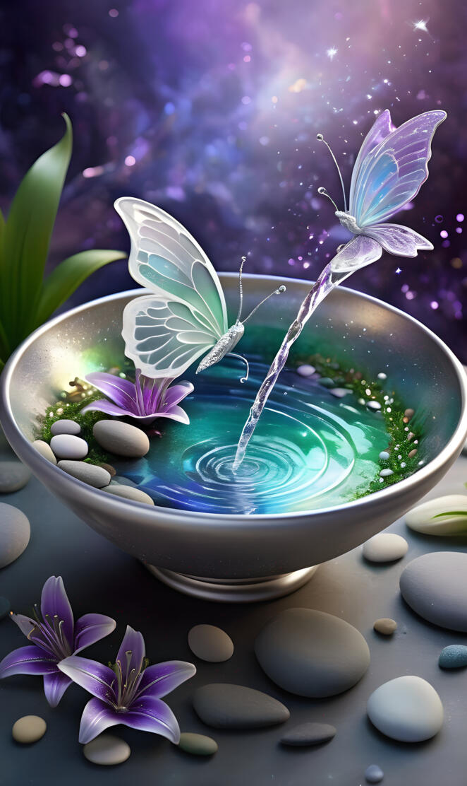 Butterfly Faerie Fountain