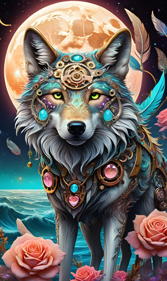 a dog wearing a garment