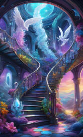 stairs background pattern