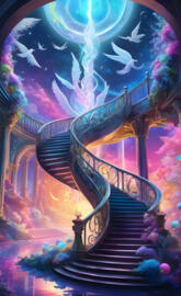 stairs background pattern