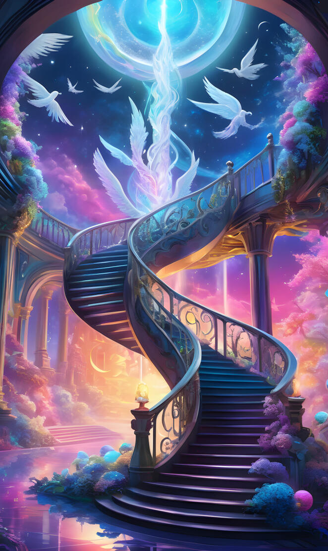 stairs background pattern