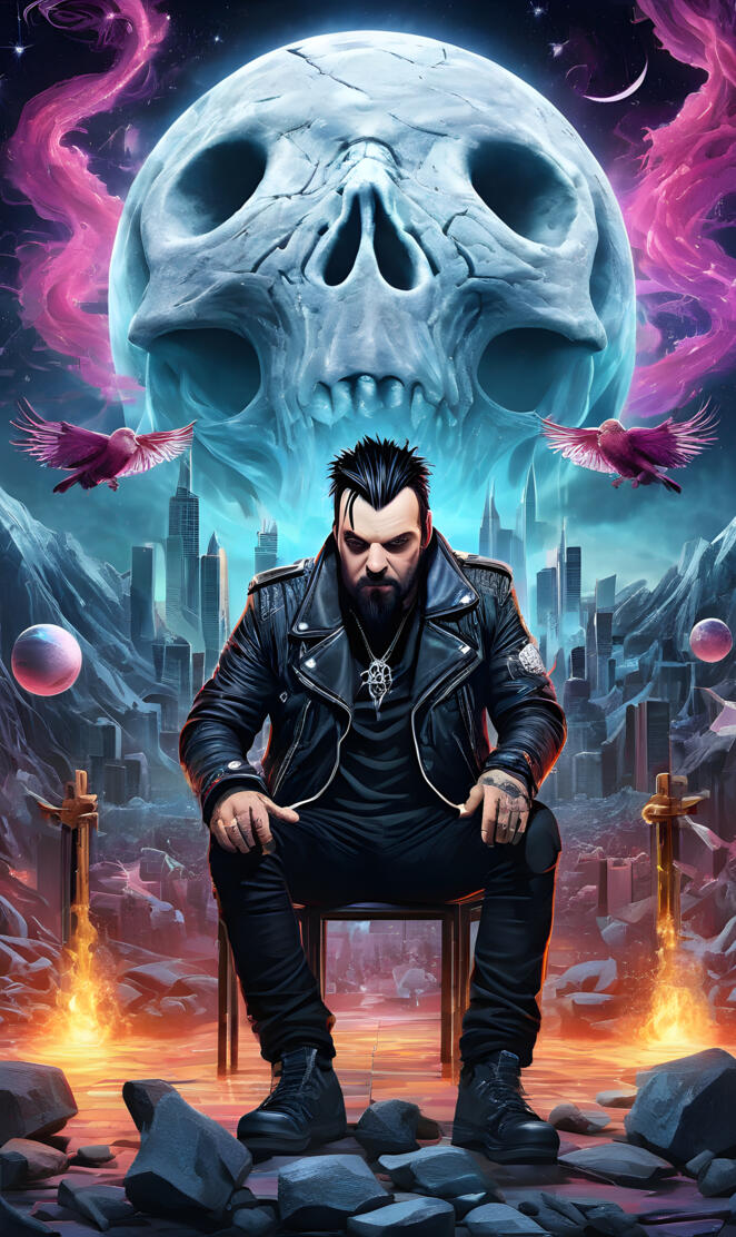 Adam Gontier - A World Of Nightmare's.
Mad Love. 💚💙