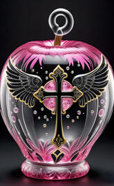 a colorful purse with a handle