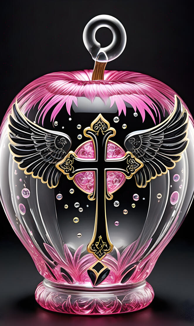 a colorful purse with a handle