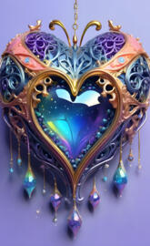 a colorfully decorated mask