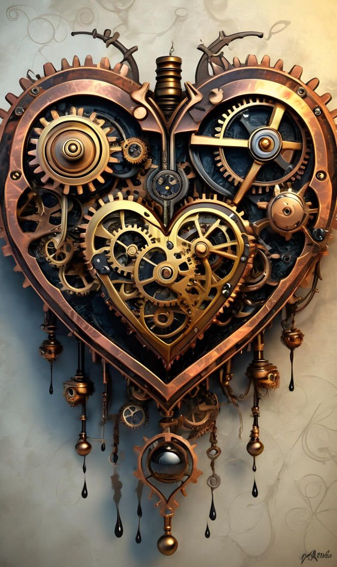 steampunk heart