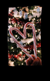 Candy cane heart