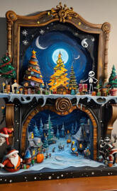 a painting on a wall