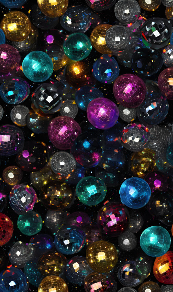 lots of disco balls