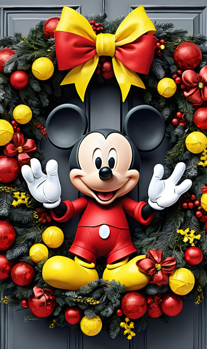 Mickey Christmas Wreath