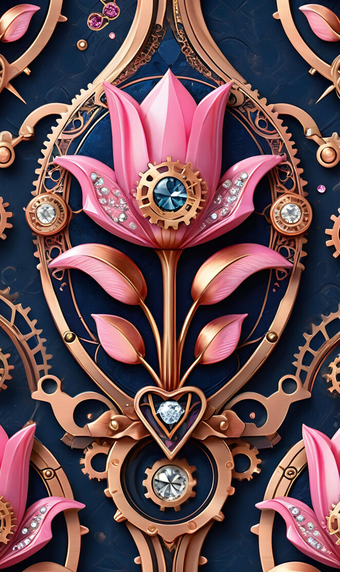 Tulip Gem Steampunk
