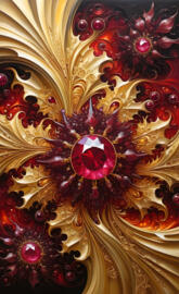 gold and ruby fractals dream