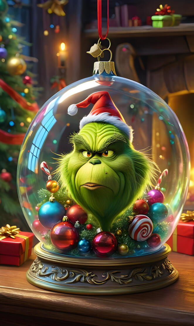 Grinch ornament