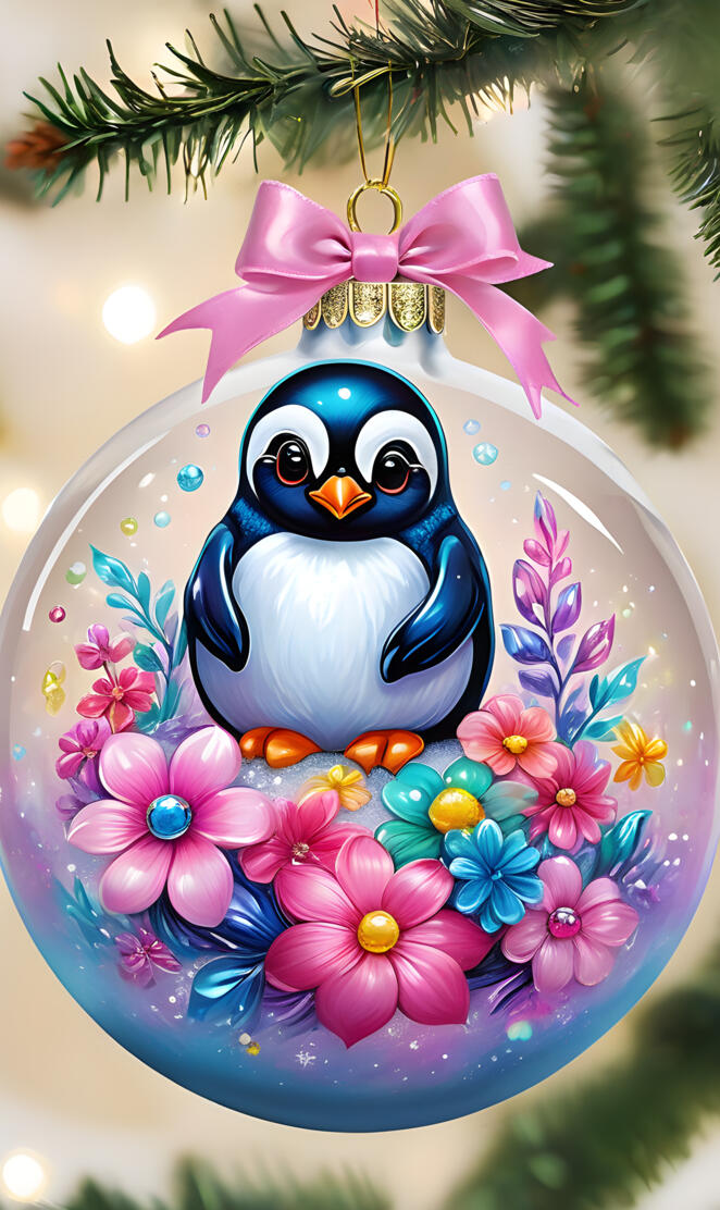 penguin ornament
