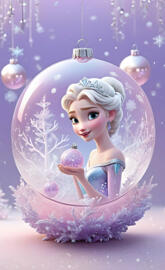 frozen ornament