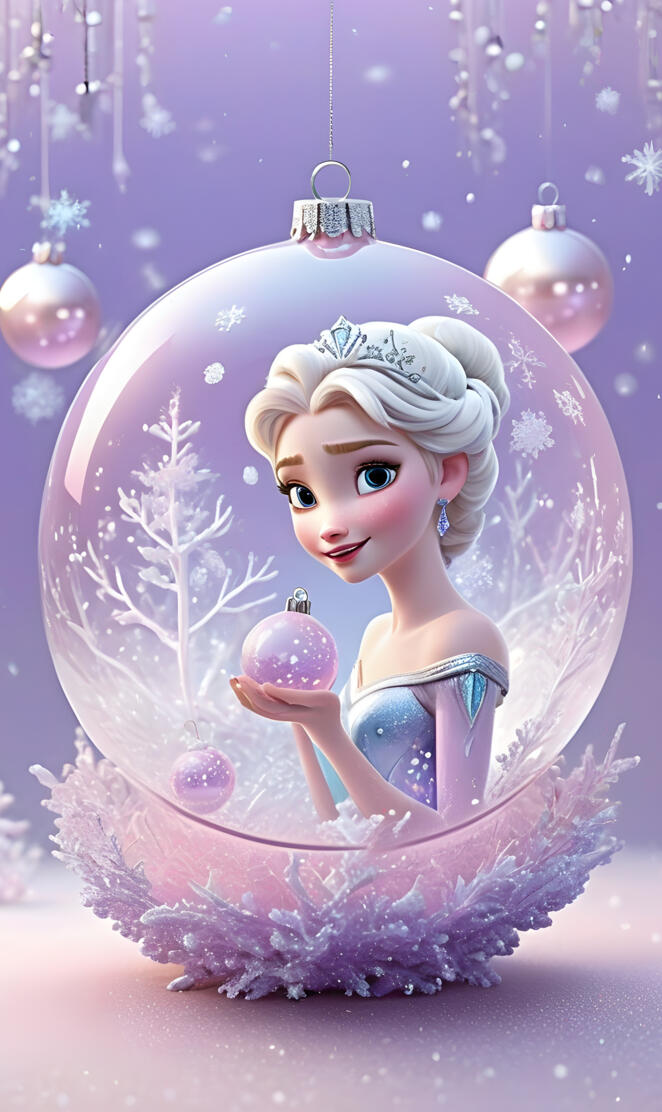 frozen ornament