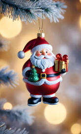 Santa Ornament