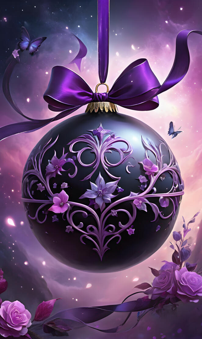 purple ornament