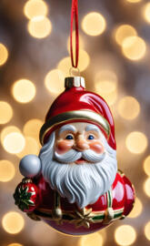 Santa Ornament