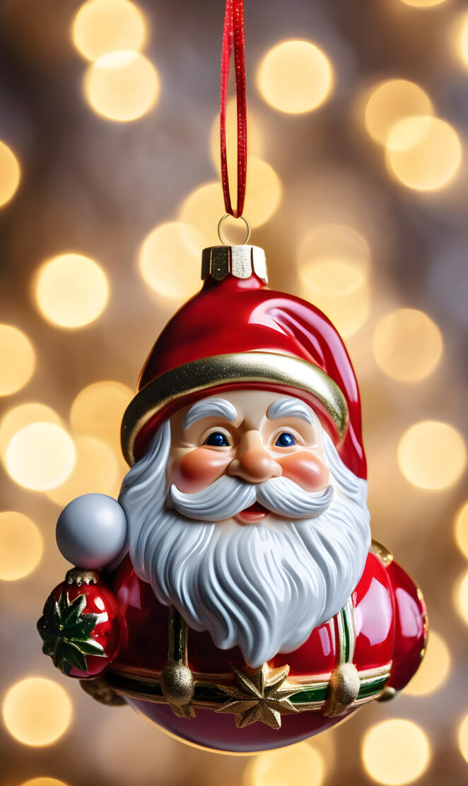 Santa Ornament