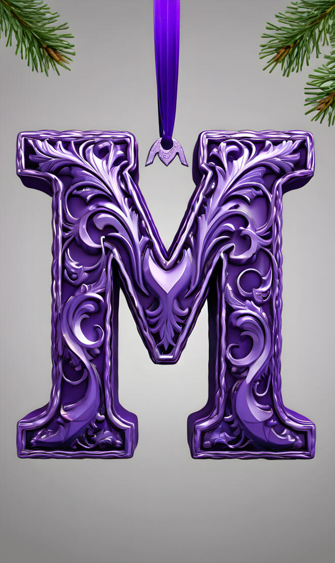M Ornament