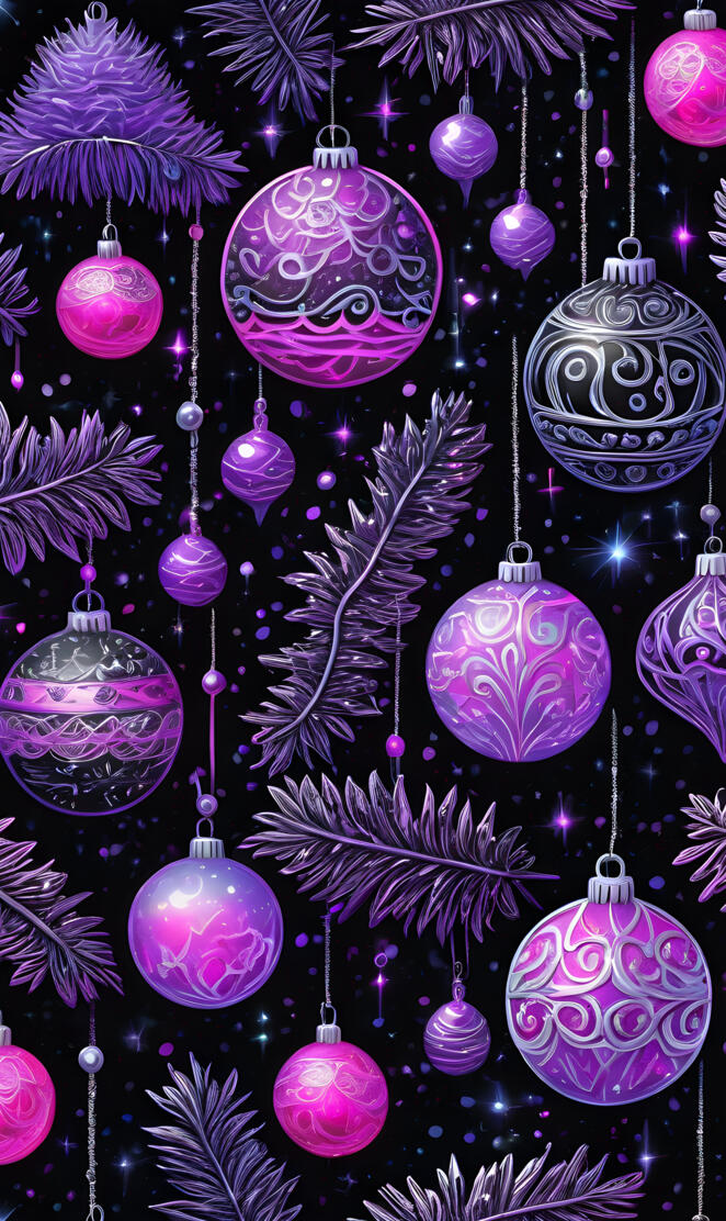 Purple Ornaments