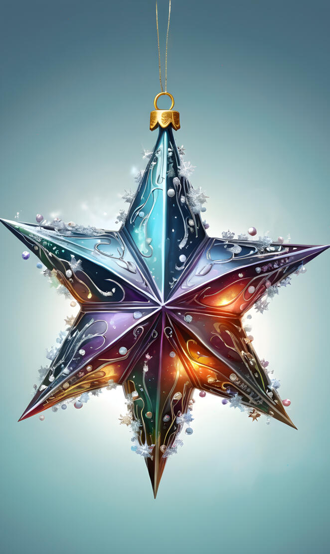 a colorful glass chandelier