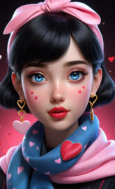 valentine toon girl