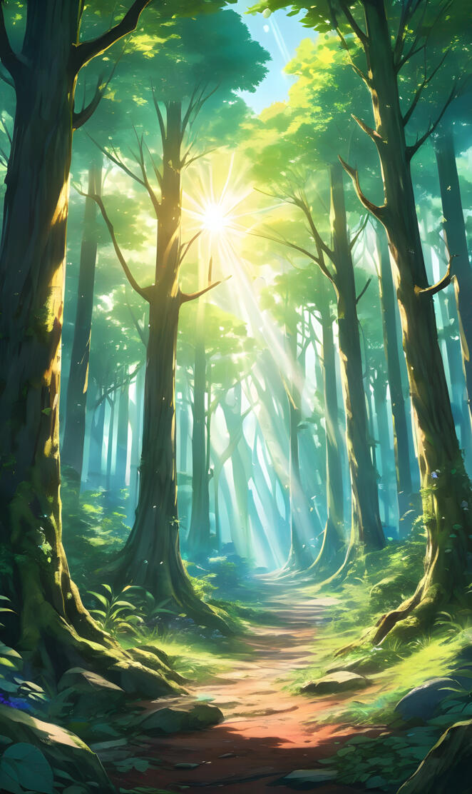 Sunny Fantasy Forest