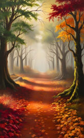 Enchanting Autumn Pathway