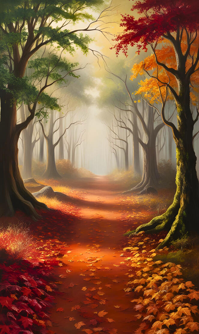 Enchanting Autumn Pathway