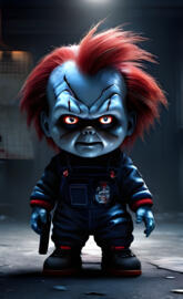 waiting 4 u creepy doll